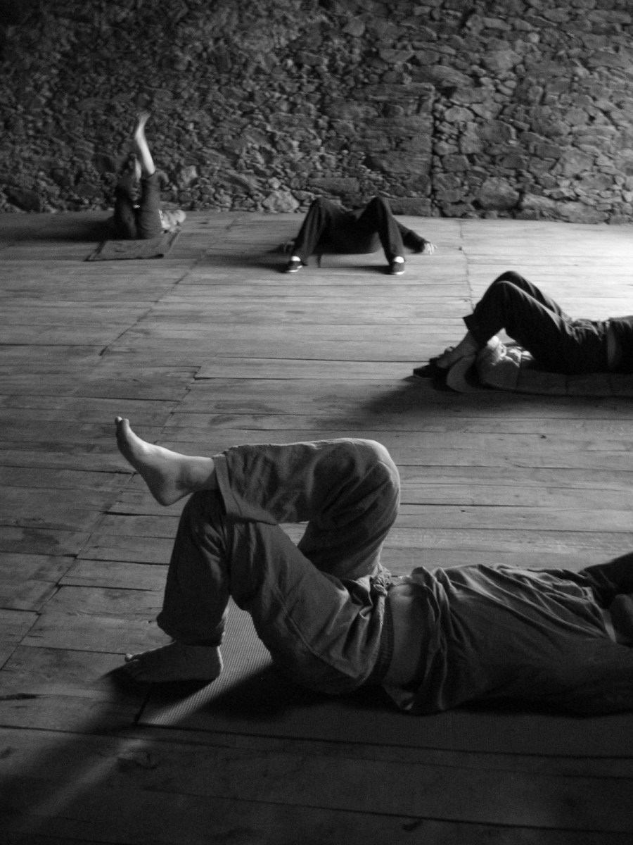 Movement in the vaulted barn