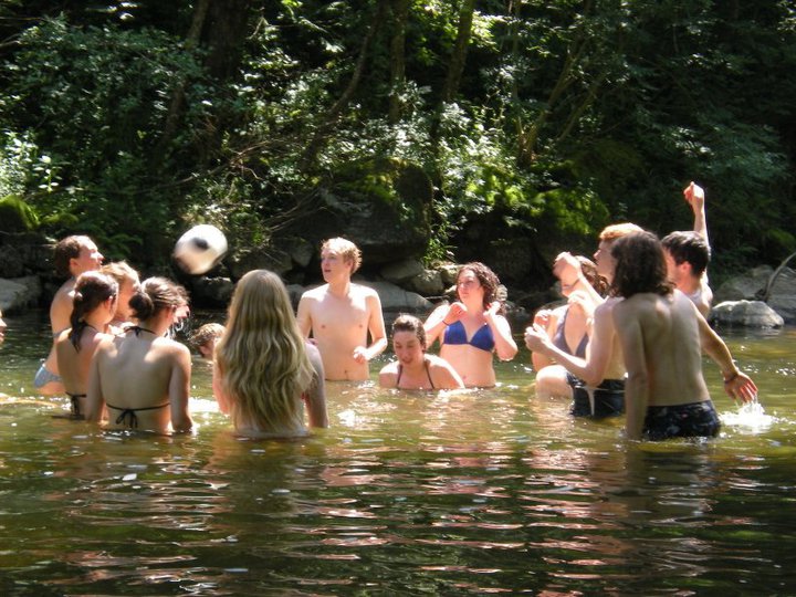 Messing around in the river